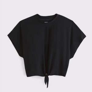 Abercrombie & Fitch YPB Active Featherweight Tie-Front Tee